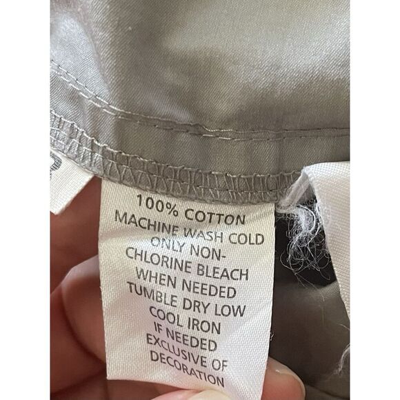 Ann Taylor Loft Women’s Size 0 Gray Dress Ruffled Sleeveless Belted Two Pockets - Picture 8 of 8